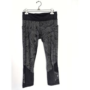 Lululemon Leggings Pace Rival Crop *Full-On Luxtreme (Size 6)